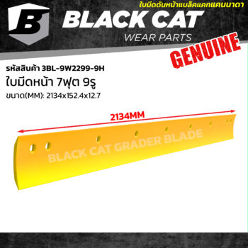 ใบมีดดันหน้า 9 ฟุต (2134 มิล) 9 รู แบล็คแคท